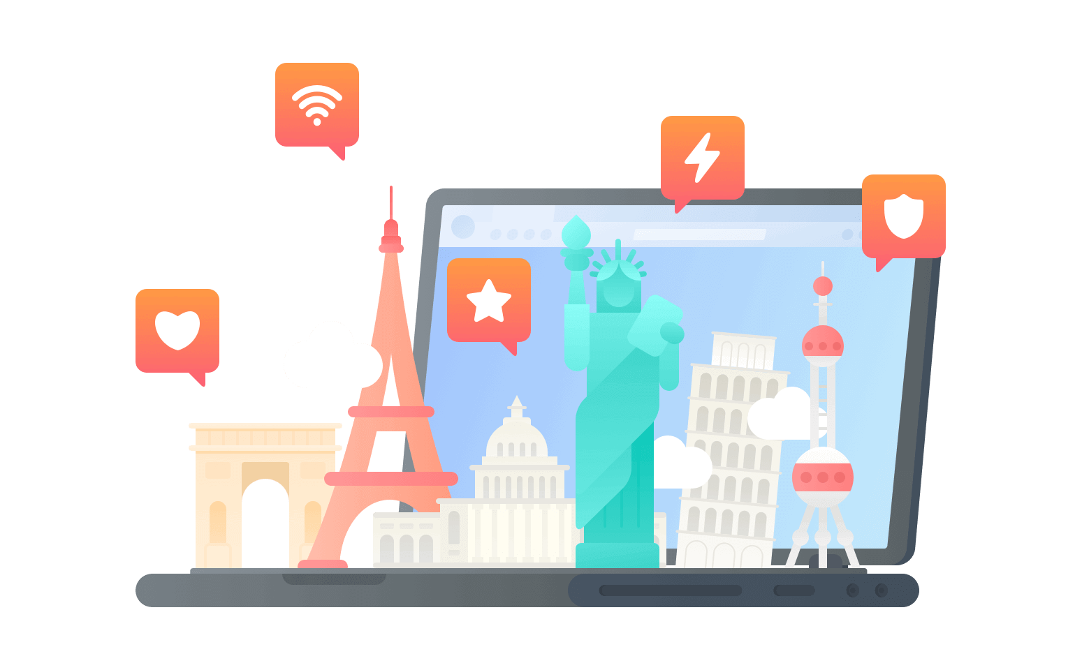 在美属维尔京群岛连接到中国的软件 - 翻回VPN